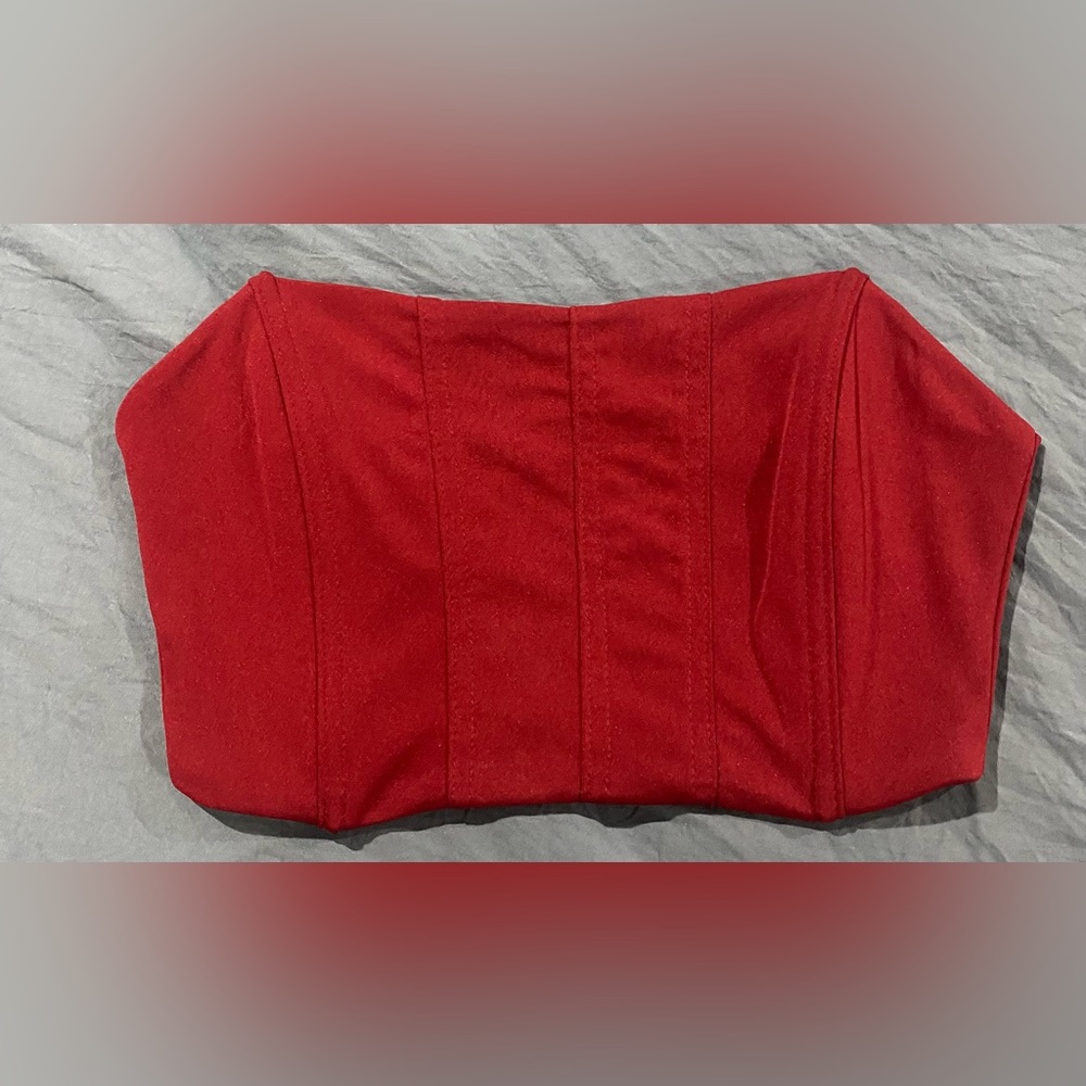 Red Tube Top - Picture 2 of 4